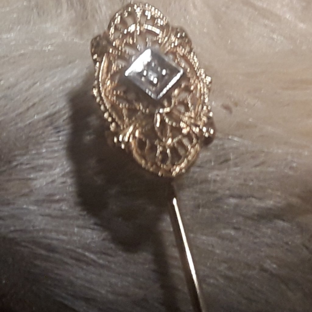 Gold Hat Or Scarf PinDiamond 98$